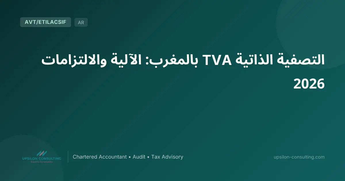 التصفية الذاتية TVA بالمغرب: الآلية والالتزامات 2026