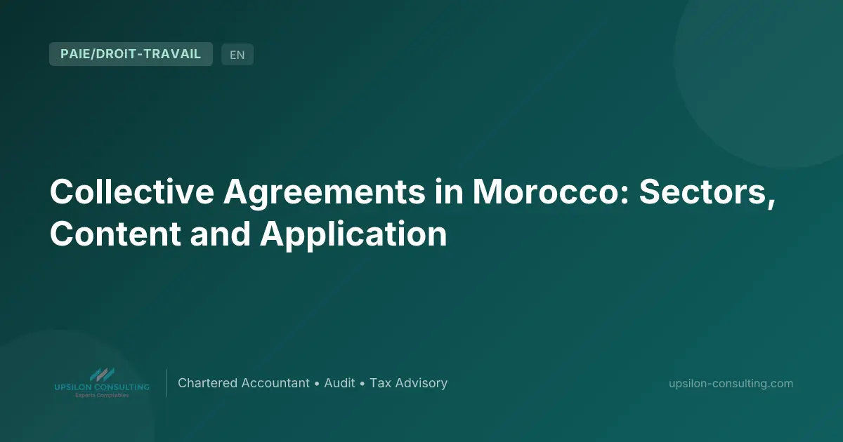 Collective Agreements in Morocco: Sectors, Content and Application