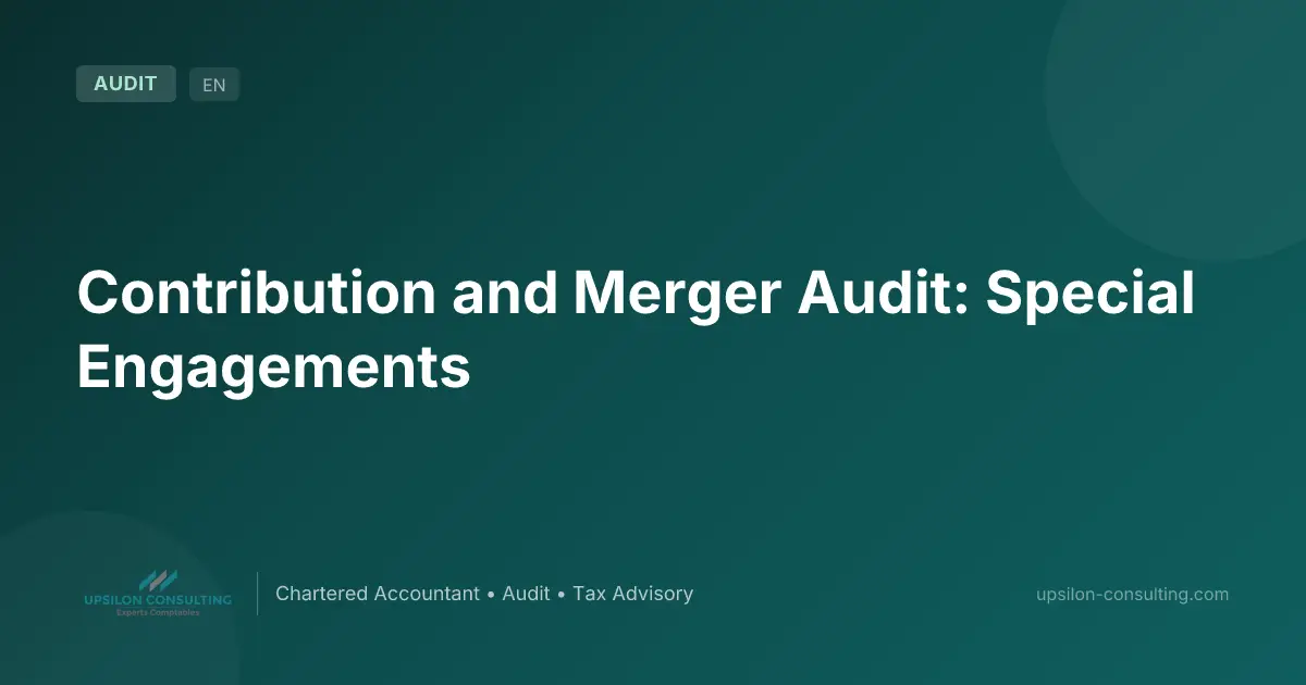 Contribution and Merger Audit: Special Engagements