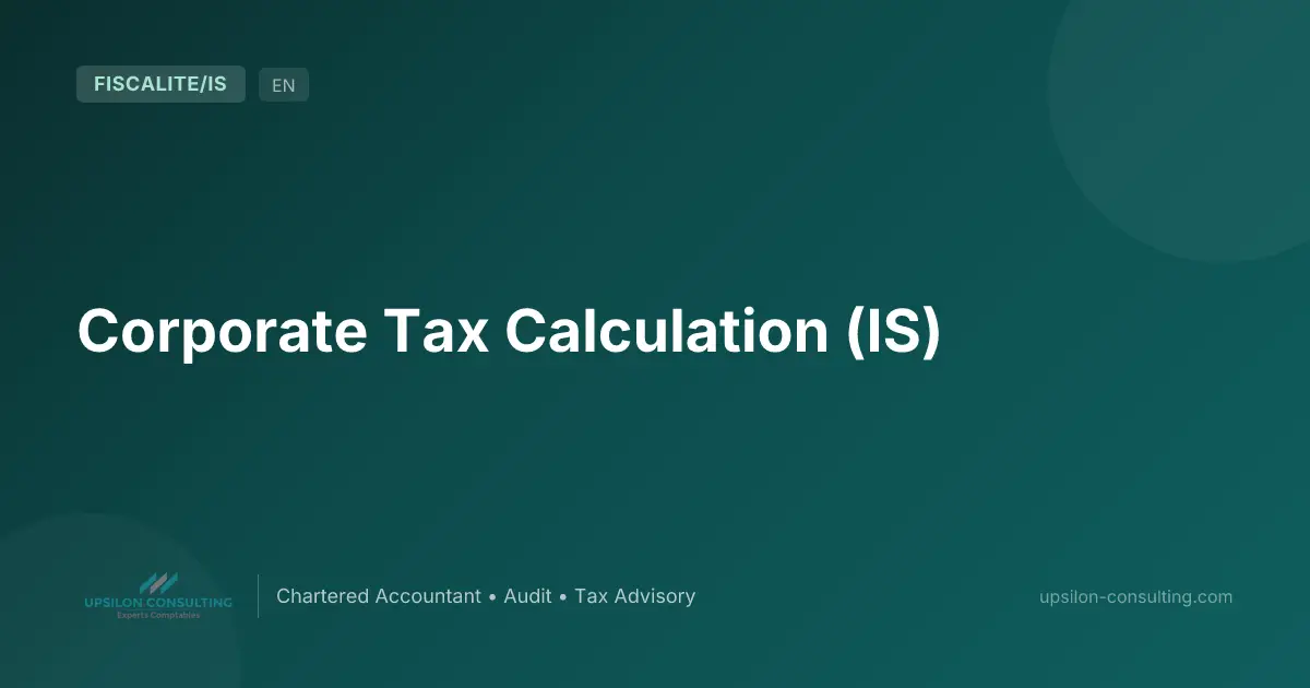 Corporate Tax Calculation (IS)