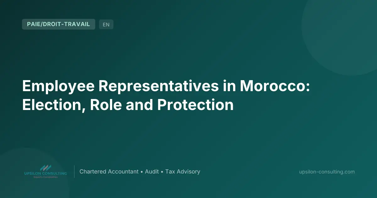 Employee Representatives in Morocco: Election, Role and Protection