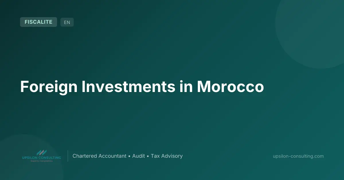 Foreign Investments in Morocco