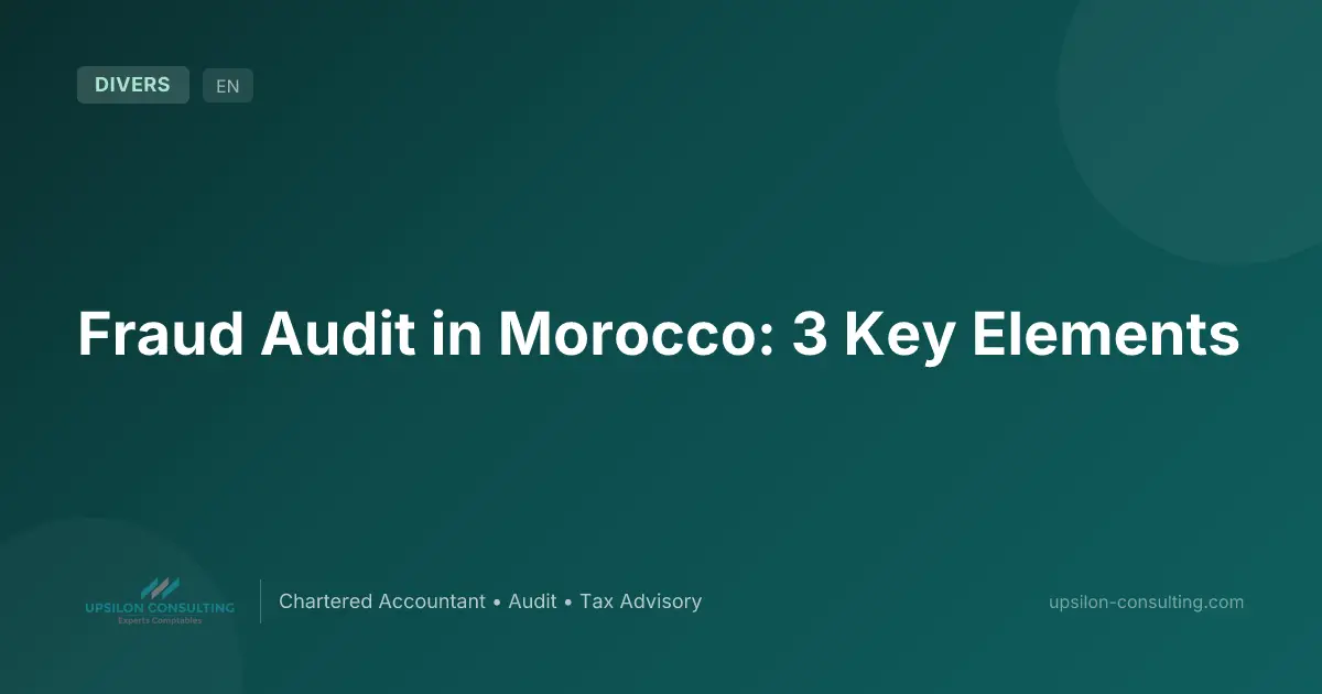 Fraud Audit in Morocco: 3 Key Elements