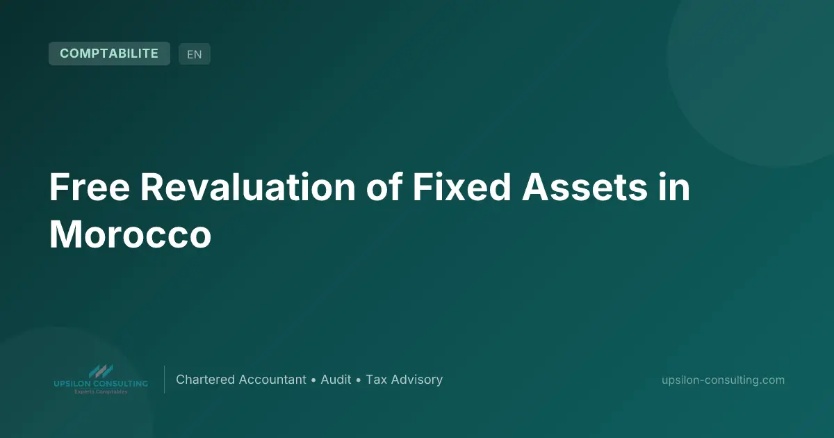 Free Revaluation of Fixed Assets in Morocco
