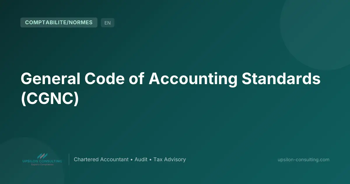 General Code of Accounting Standards (CGNC)