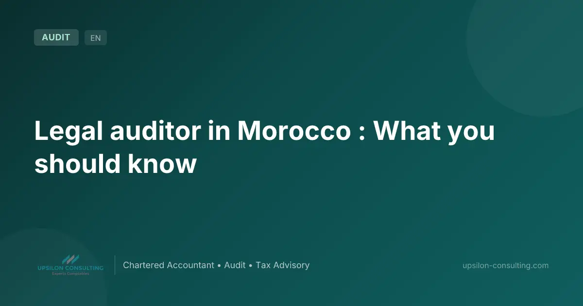 Legal auditor in Morocco : What you should know