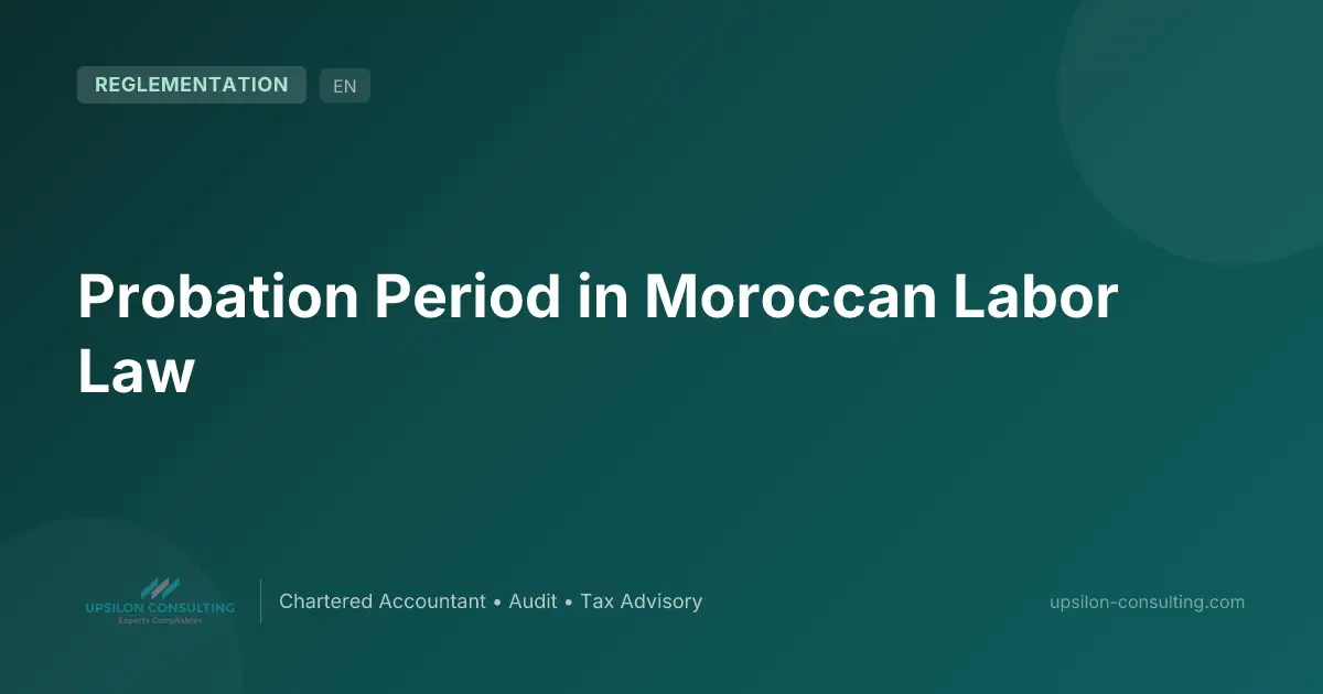 Probation Period in Moroccan Labor Law