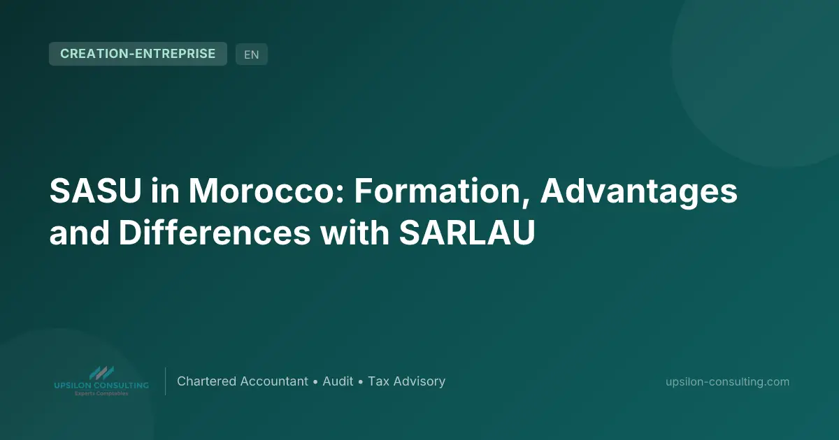 SASU in Morocco: Formation, Advantages and Differences with SARLAU