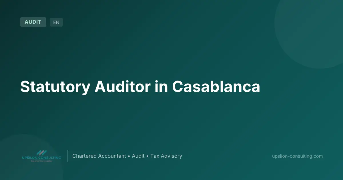 Statutory Auditor in Casablanca