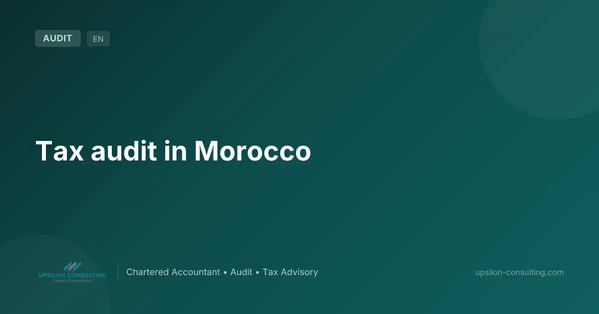 Tax audit in Morocco