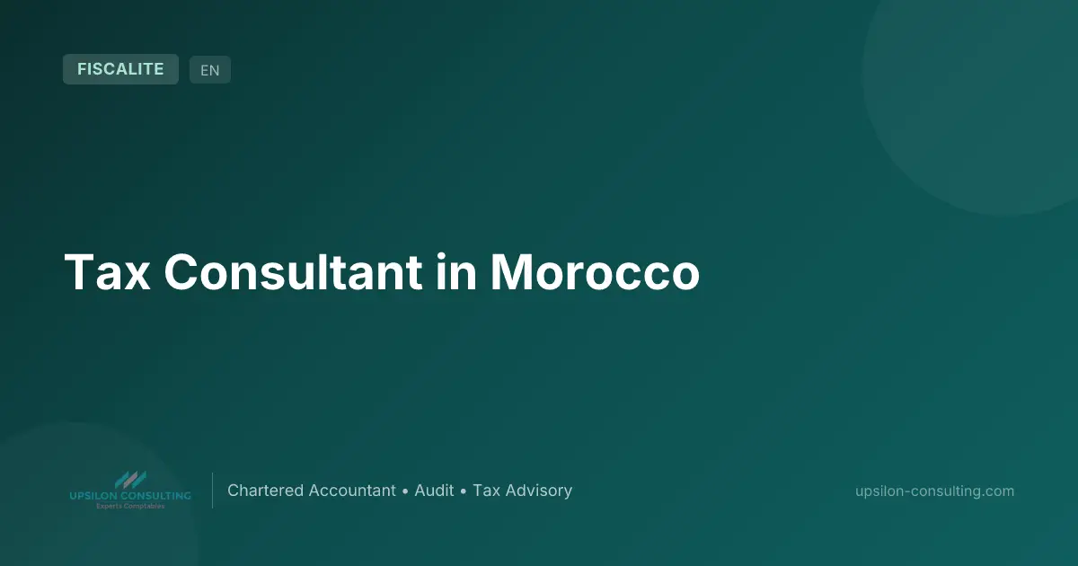 Tax Consultant in Morocco