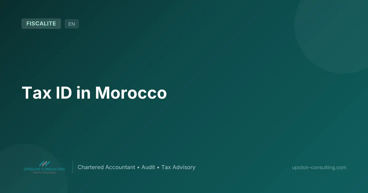 Tax ID in Morocco