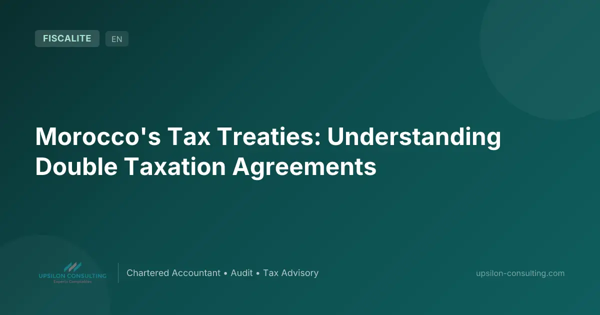 Morocco's Tax Treaties: Understanding Double Taxation Agreements