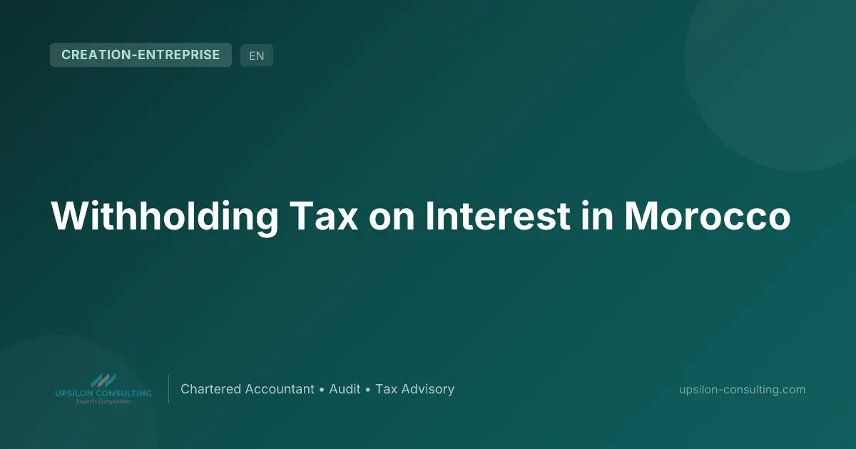 Withholding Tax on Interest in Morocco