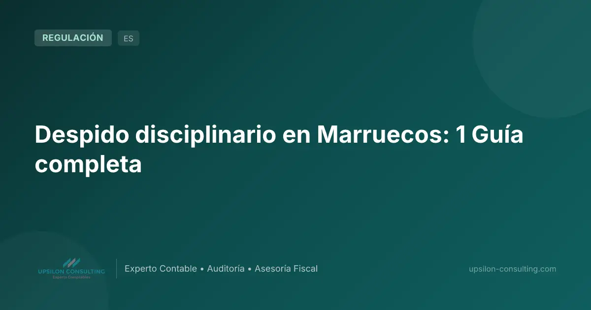Despido disciplinario en Marruecos: 1 Guía completa