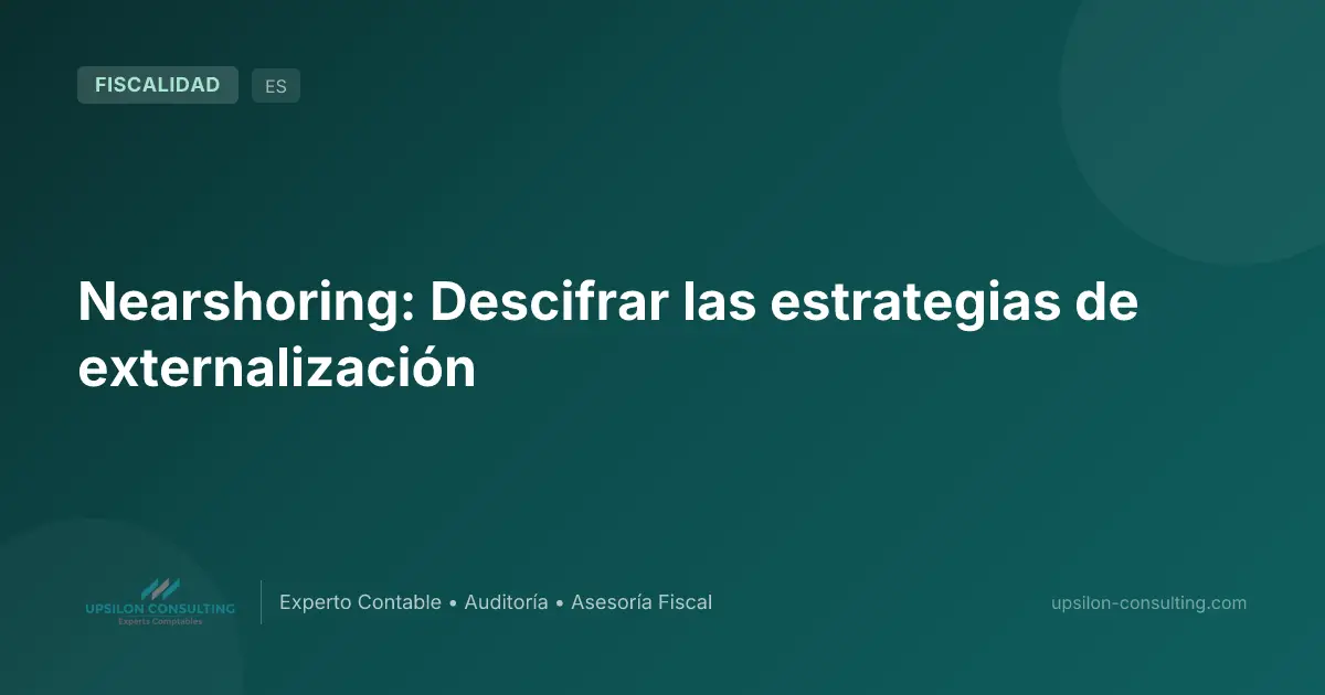 Nearshoring: Descifrar las estrategias de externalización