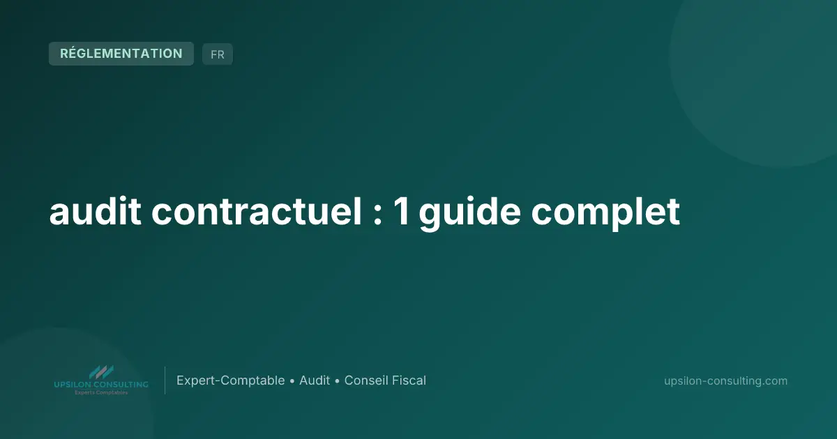 audit contractuel : 1 guide complet