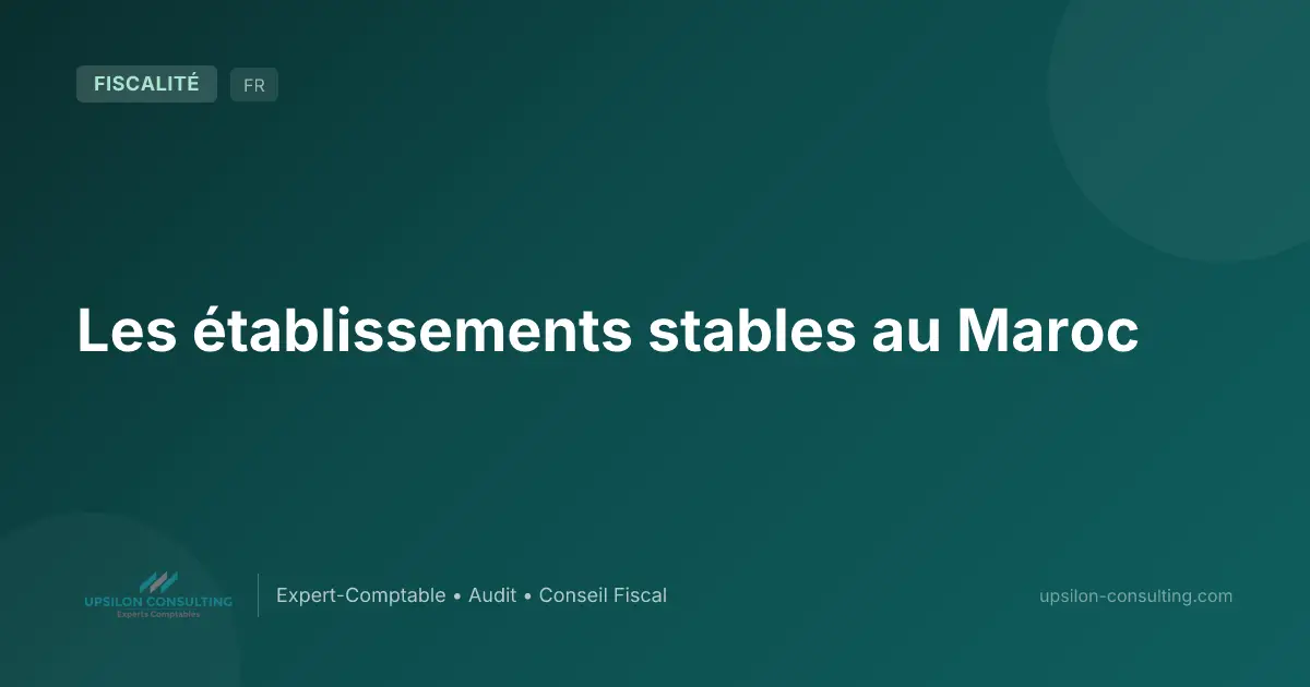 Les établissements stables au Maroc