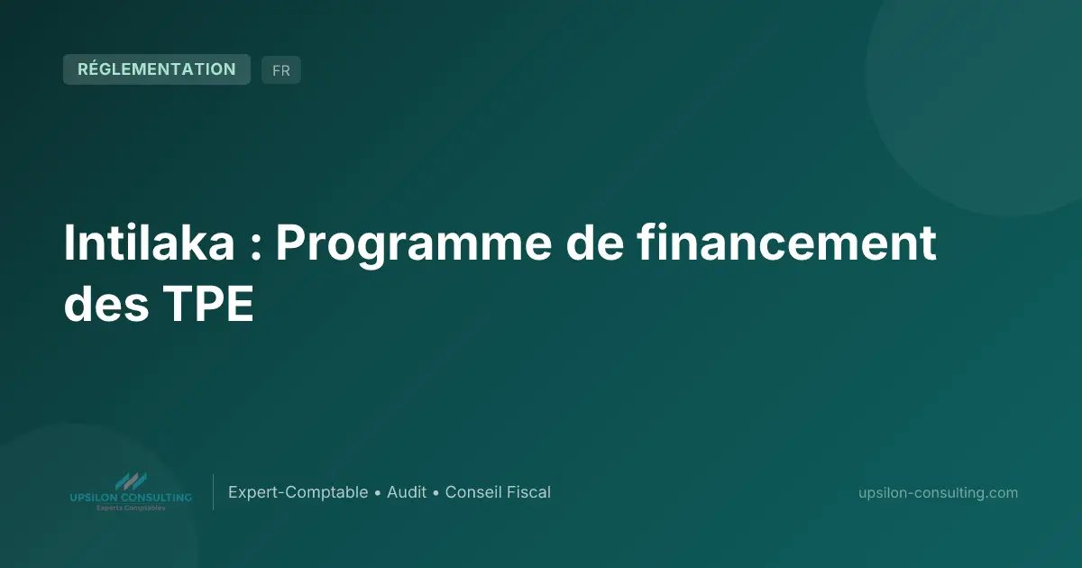 Intilaka : Programme de financement des TPE
